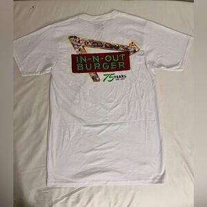 In n out burger t shirt 75 year anniversary shirt size M